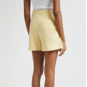 Brit Linen Blend Shorts Veronica Beard